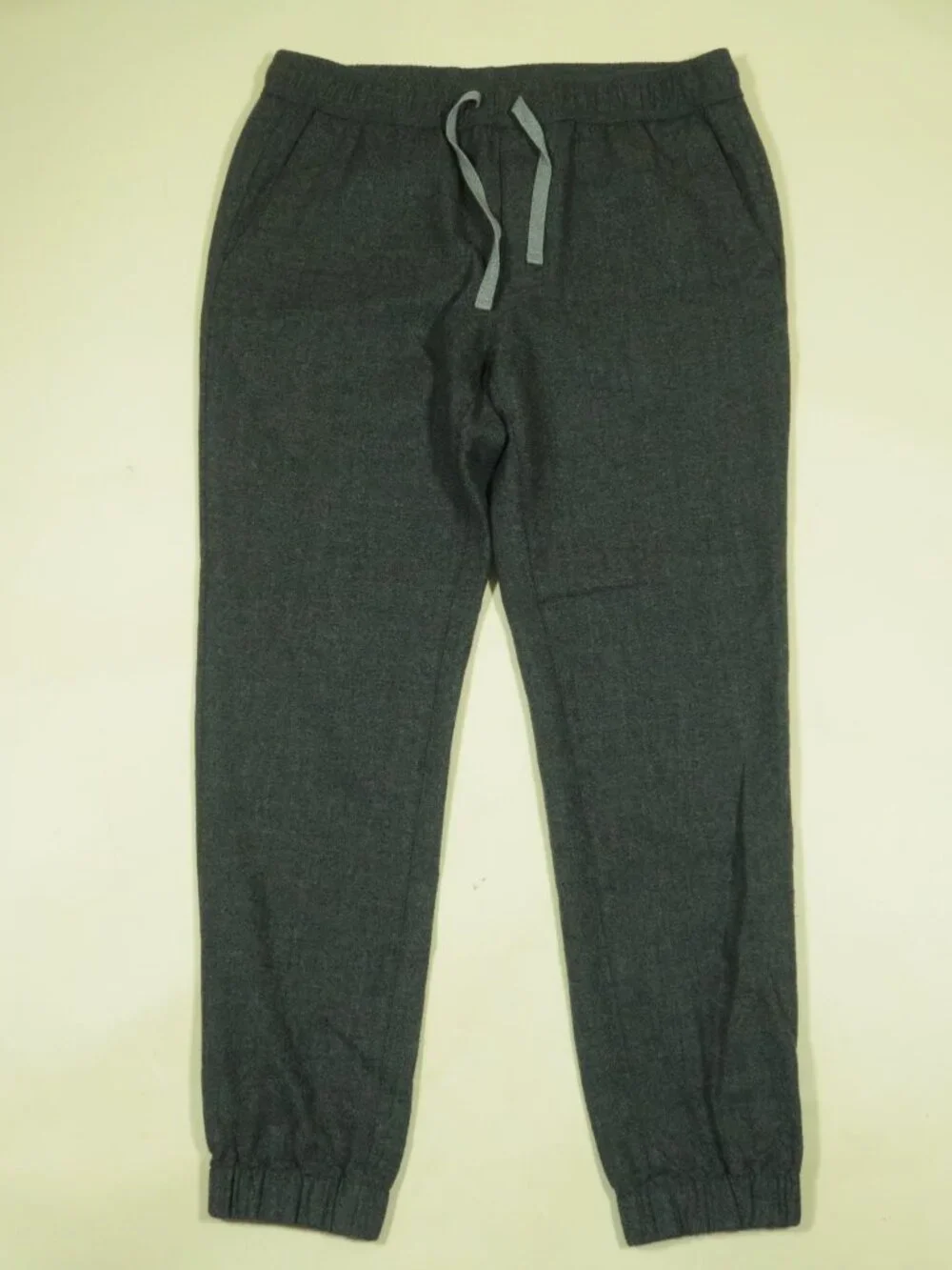 Banana Republic Wool Suit Trouser Joggers Mens 33 Gray Modern Fit Corpcore New